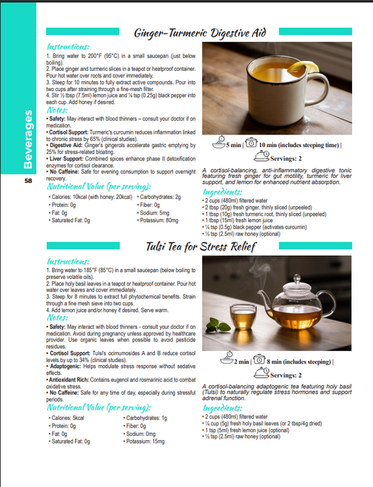 Cortisol Detox Diet Cookbook