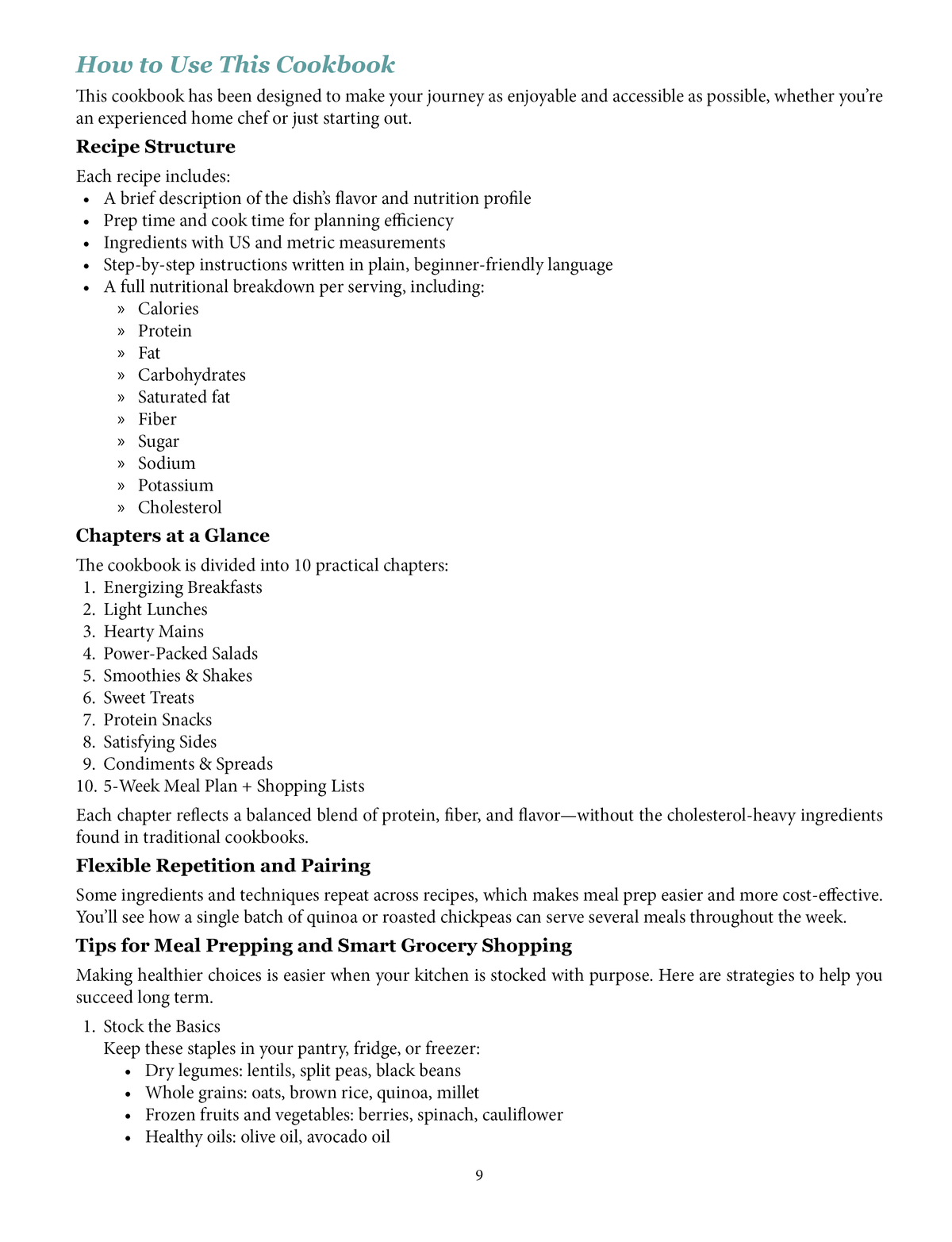Low-Cholesterol High-Protein Diet Cookbook for Beginners