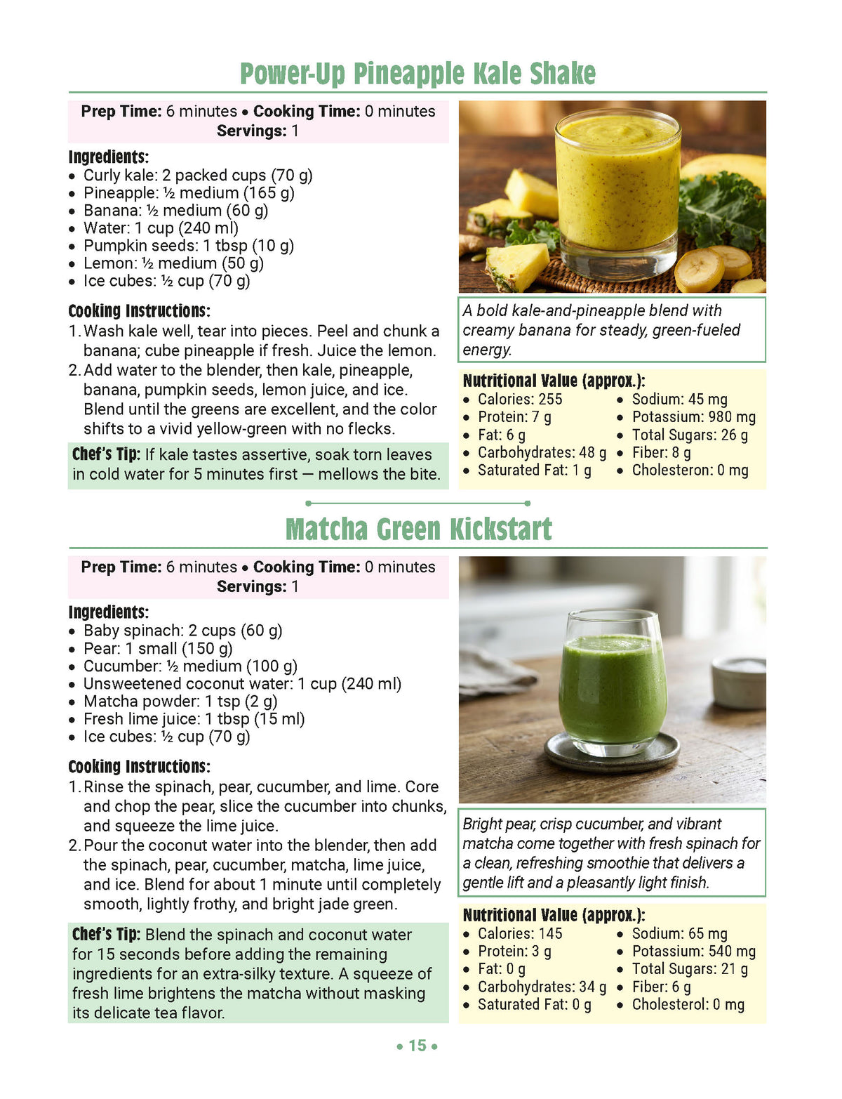 The Green Smoothie Cookbook for Beginners