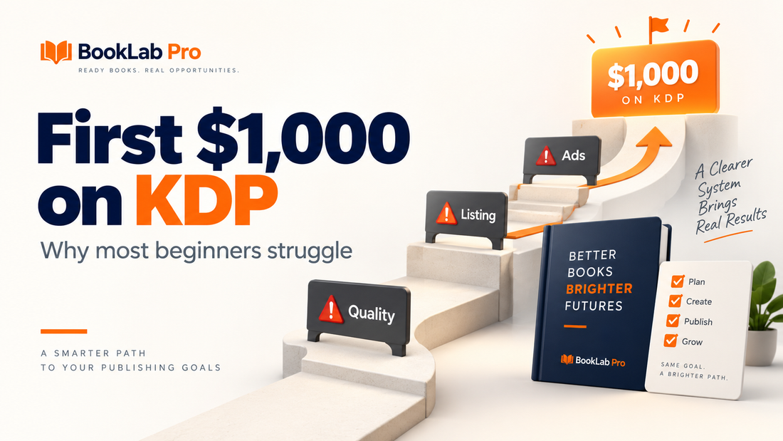 Why Most New KDP Publishers Struggle to Make Their First $1,000