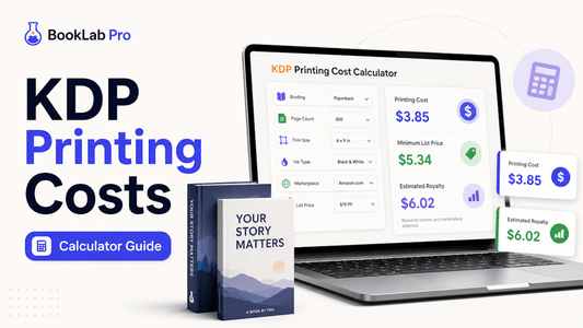 Amazon KDP printing costs calculator guide