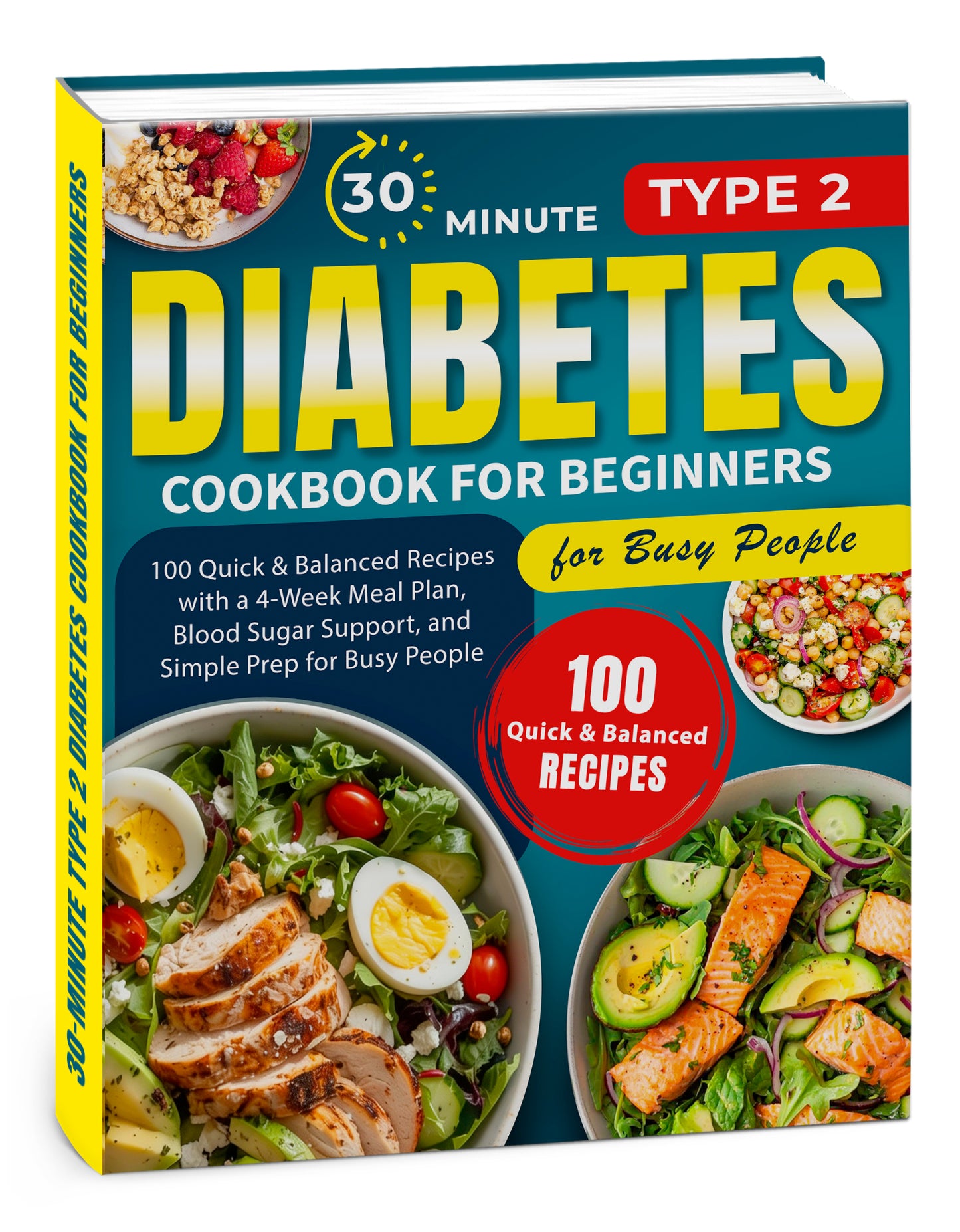 30-Minute Type 2 Diabetes Cookbook for Beginners
