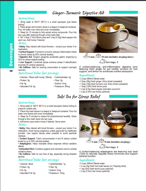 Cortisol Detox Diet Cookbook