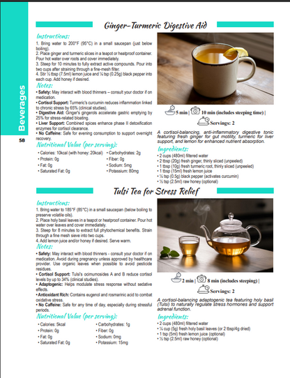 Cortisol Detox Diet Cookbook