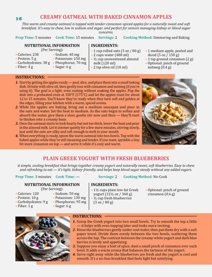 Diabetic Renal Diet Cookbook for Seniors