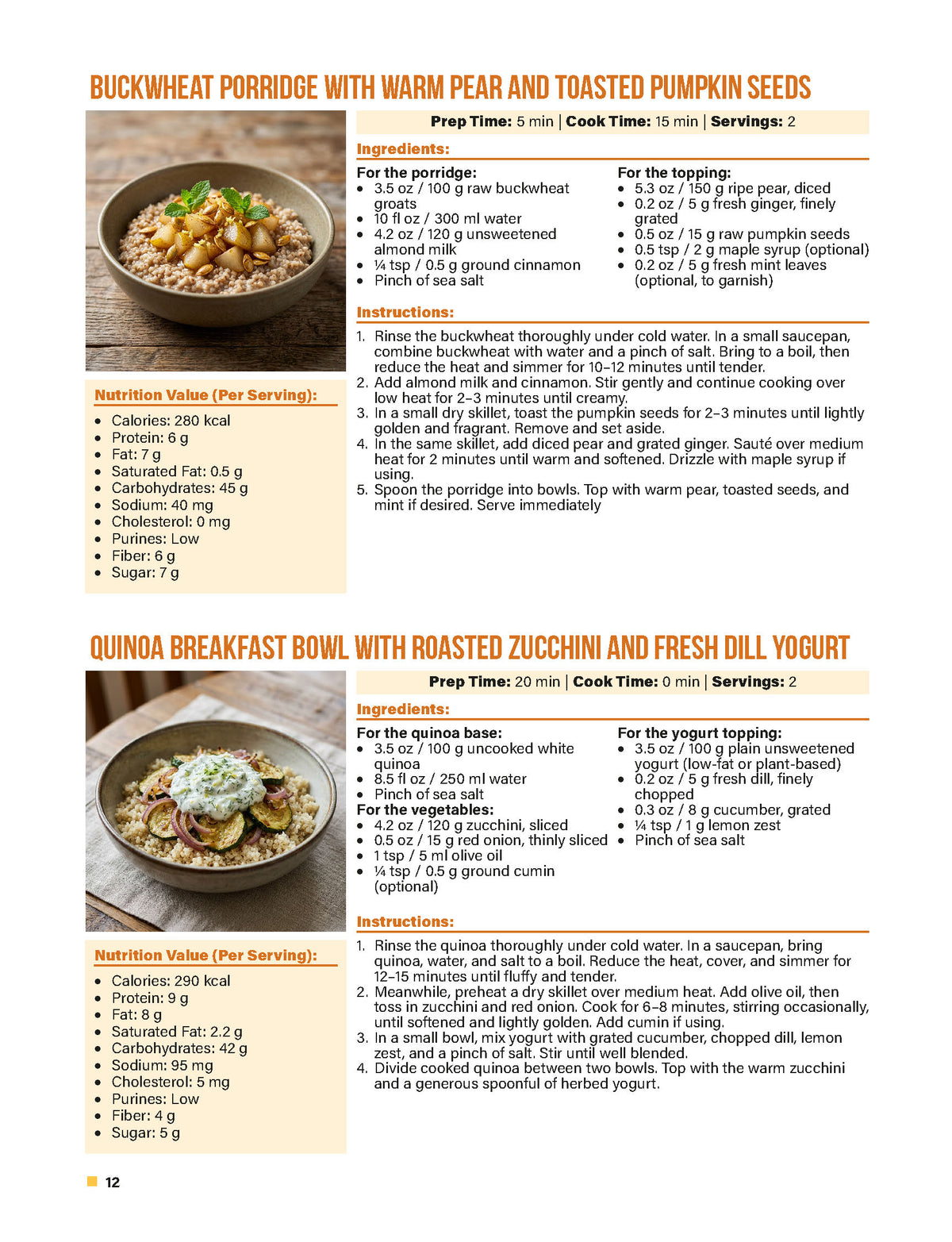 The Gout Diet Cookbook for Beginners