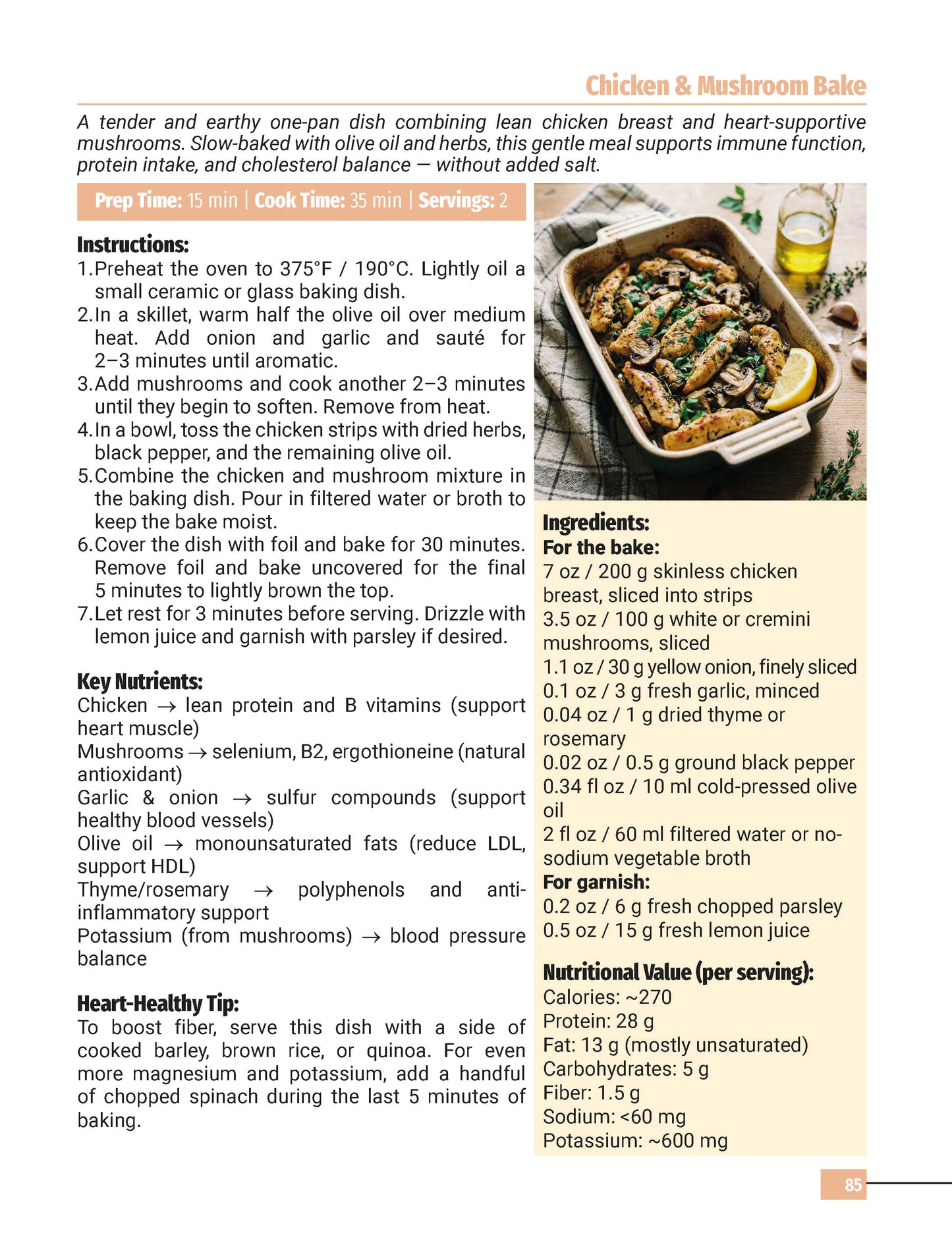 Heart-Healthy Cookbook for Seniors Over 60