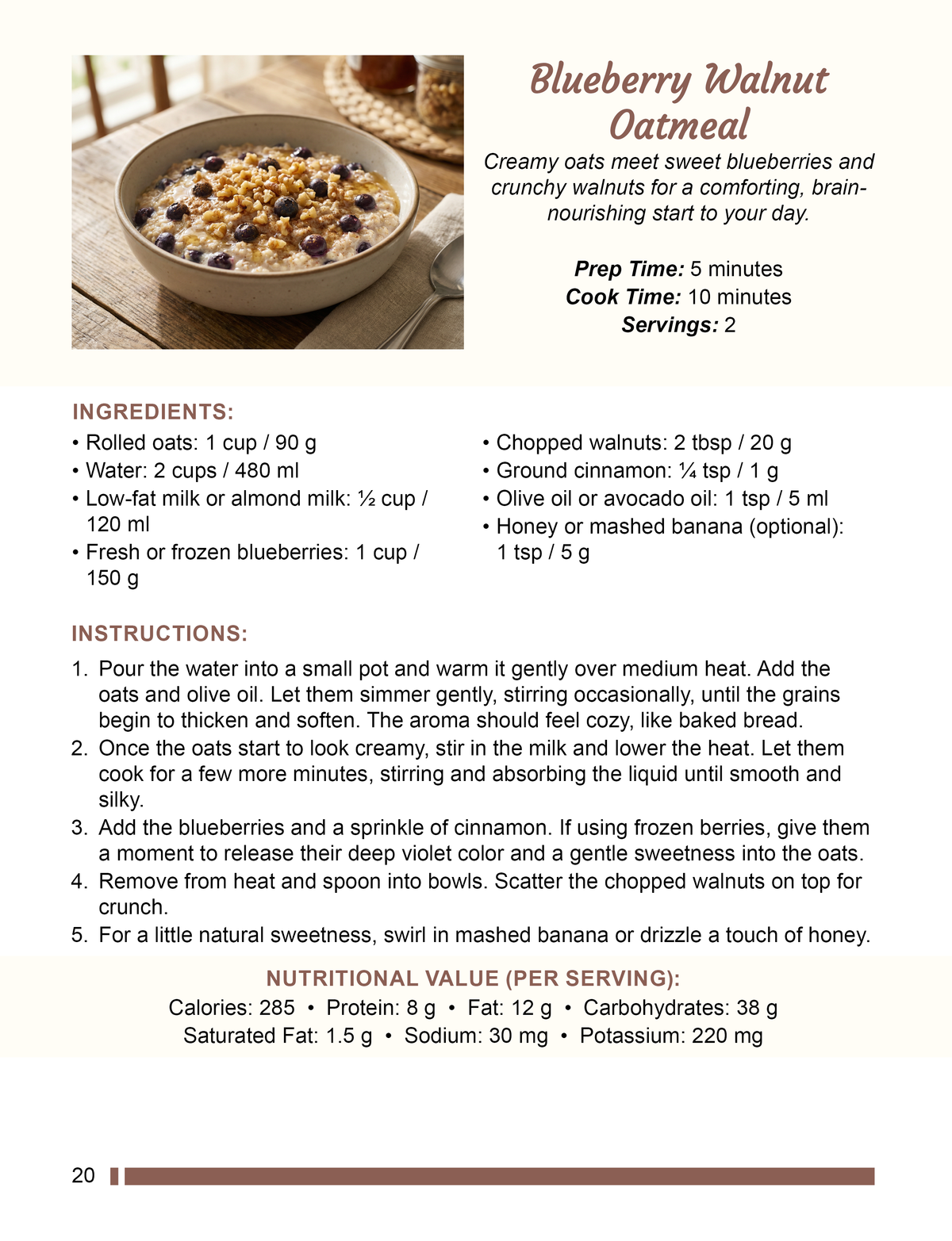 The MIND Diet Cookbook for Seniors