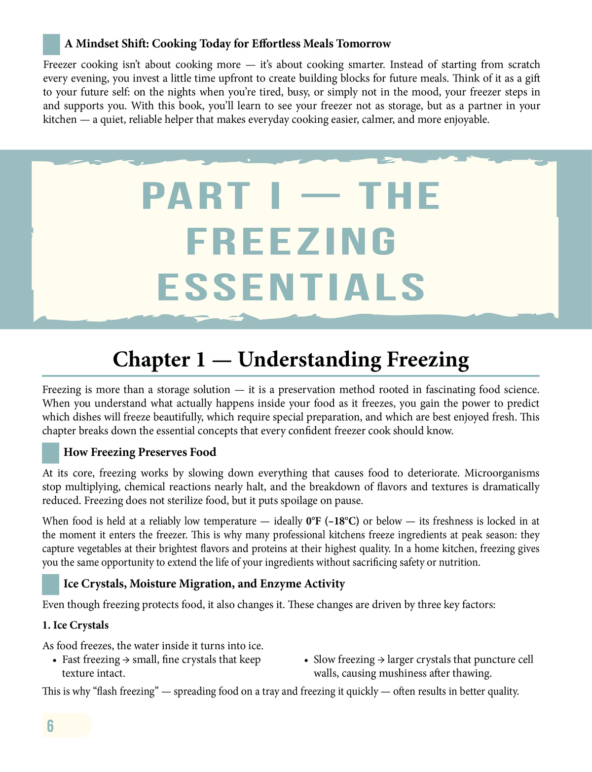 The Freezer Cookbook