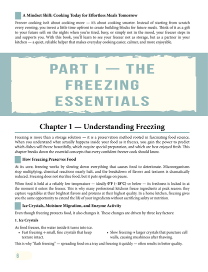 The Freezer Cookbook