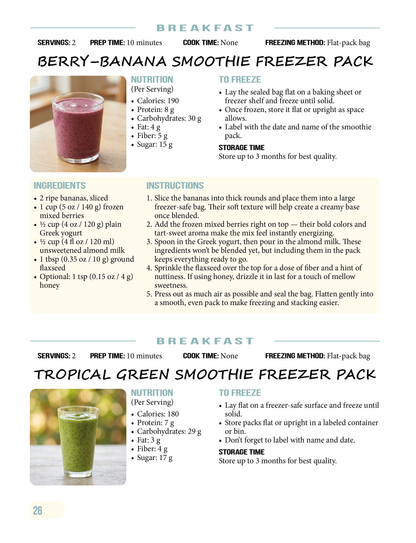 The Freezer Cookbook