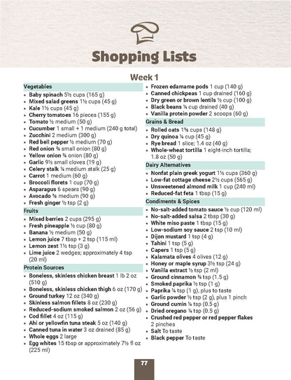 Low-Cholesterol High-Protein Diet Cookbook