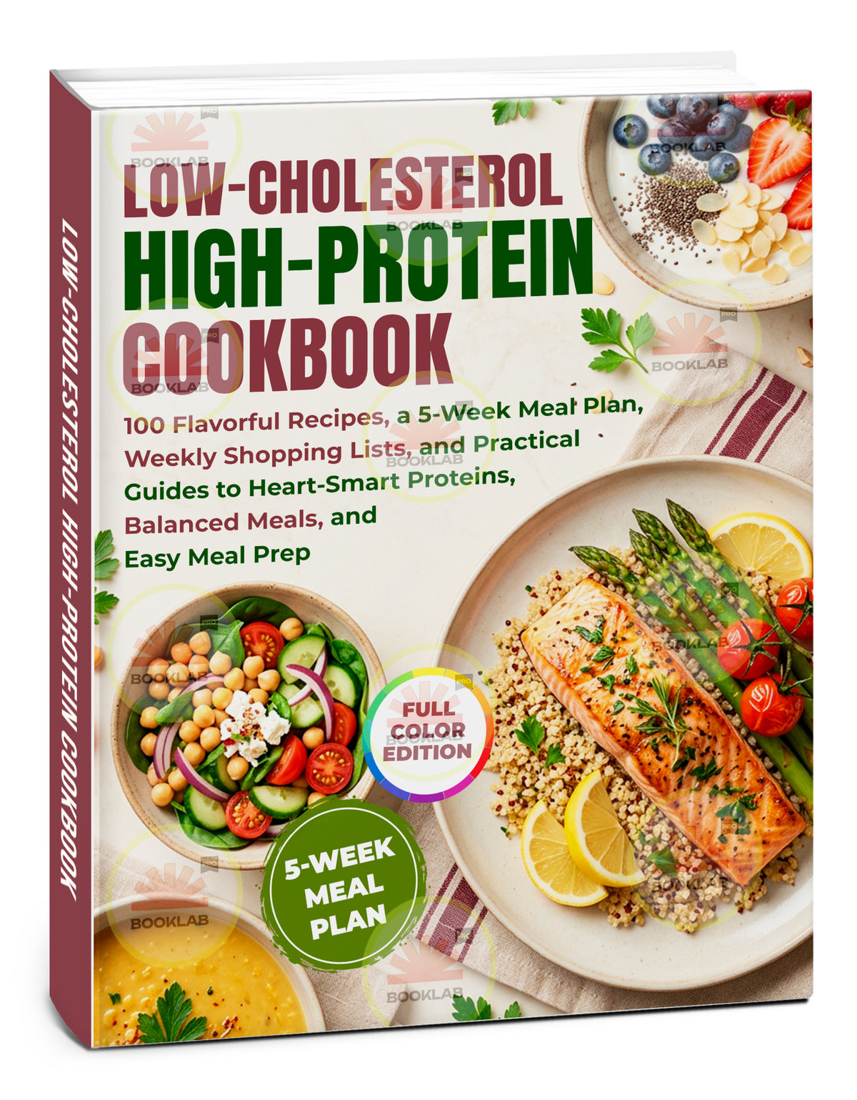 Low-Cholesterol High-Protein Cookbook
